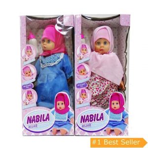 mainan anak perempuan boneka Anisa Nabila Hijab jilbab FREE 1 HIJAB CANTIK kekeyi (SKW.1228G)