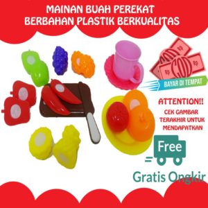 (BISA COD) Sekawantoys Mainan Anak Buah Potong Perekat Berbahan Plastik Berkualits TERMURAH!! (SKW.199)