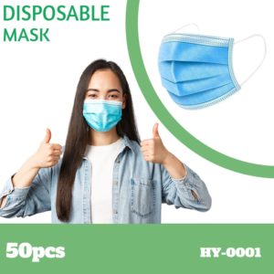 (BISA COD) Masker 3 PLY/ Masker Earloop Isi 50 Pcs/ Masker 3PLY Earloop