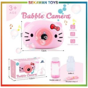 (BISA COD + FREE ONGKIR) Mainan Bubble Kamera | Gelembung Bubble Sabun Camera Lampu & Musik / Mainan edukasi anak