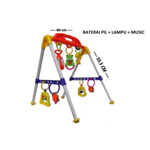 (BISA COD) Mainan Bayi Musical Play Gym / Baby Rattle / Baby Gym Musical IMAGE (SKW.2017F+SKW.2016L)