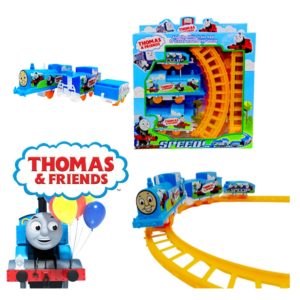 (BISA COD) Kereta api thomas train Mainan Anak 3 Gerbong + Rel TERMURAH!! (8877B)